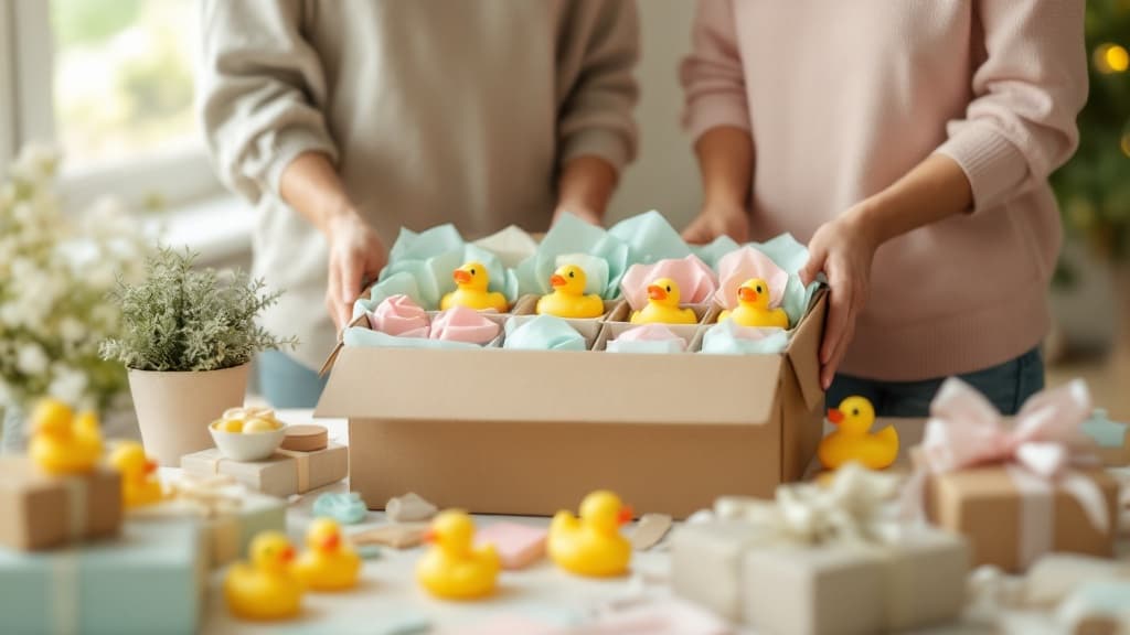Bulk rubber duck order ready for shipping